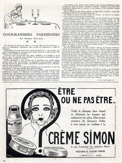 Crème Simon (Cosmetics) 1922 Puel