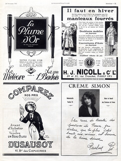Crème Simon (Cosmetics) 1922 Paulin Pô & Dusausoy Jewels