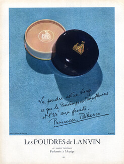 Lanvin (Cosmetics) 1958 Princesse Bibesco Powder