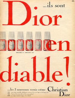 Christian Dior (Cosmetics) 1965 Nail Polish