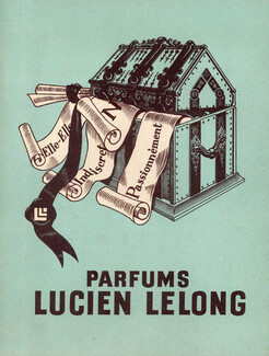 Lucien Lelong (Perfumes) 1943 Passionnement Elle-Elle Indiscret