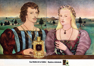 Le Galion (Perfumes) 1973 Eau Noble, G. Pascalini, Period Costume