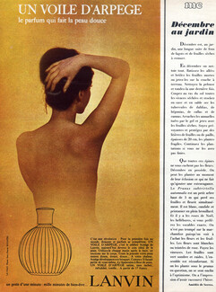 Lanvin (Perfumes) 1966 Voile d'Arpege Photo J.P Ducatez