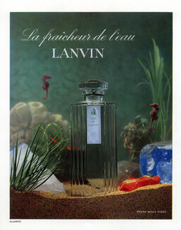 Lanvin (Perfumes) 1958 Eau De Lanvin Photo Willy Rizzo Sea Horse