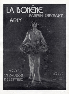 Arly (Perfumes) 1920 La Bohême Art Nouveau Style