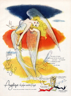 Angelique (Perfumes) 1955 The Perfume Wardrobe of Angels Black Satin
