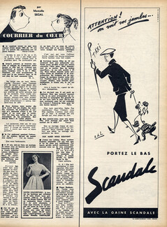 Scandale (Stockings) 1953 Raymond de Lavererie Caniche Dog