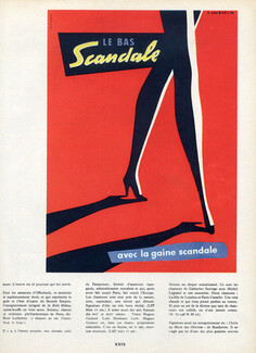 Scandale (Stockings) 1953 Jean Jacquelin