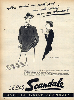 Scandale (Stockings) 1952 Raymond de Lavererie