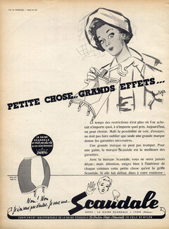 Scandale (Lingerie) 1949 Jeanléger Girdle