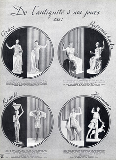 Occulta (Lingerie) 1936 Laure Belin Girdles Classical Antiquity
