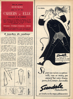 Scandale (Lingerie) 1952 Fix Masseau Girdle