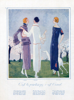 Drecoll, Doeuillet, Patou 1922 Pigeat, Greyhound