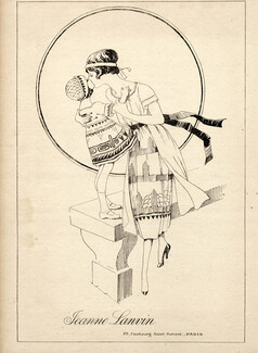 Jeanne Lanvin 1919 Fashion Illustration Children
