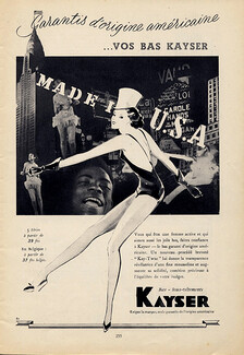 Kayser (Hosiery) 1943 American Chorus Girl, Made in USA