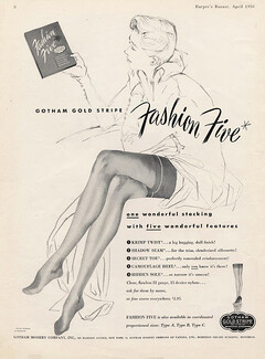 Gotham (Stockings) 1950 Fashion Five
