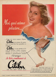 Citiba 1949 Stockings Hosiery