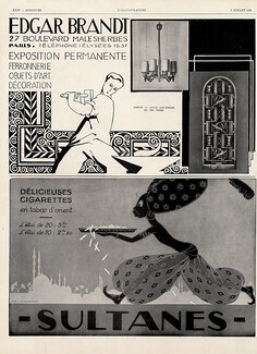 Edgar Brandt & Sultanes 1928