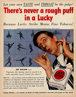 Lucky Strike 1937 Ray Bolger