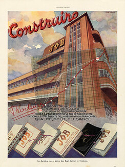 JOB (Cigarette Paper) 1941 Construire