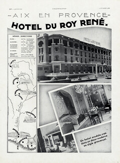 Hôtel du Roy René 1930 Aix-en-Provence, Photo O'Doyé