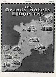Les Grands Hôtels Européens 1929 Hotel Negresco, Claridge, Astoria