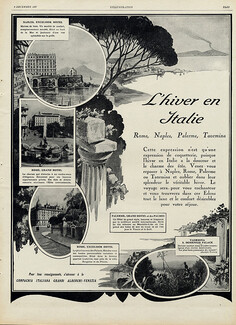 Italia 1927 L'hiver en Italie