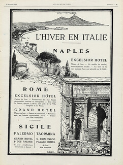 Italia 1925 Rome, Sicile, Gobbi