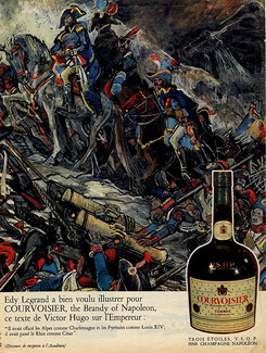 Courvoisier 1954 Napoleon, Soldier, Texte de Victor Hugo, Edy Legrand