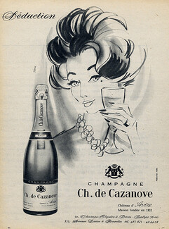 Ch. de Cazanove (Champain) 1957 Delorme