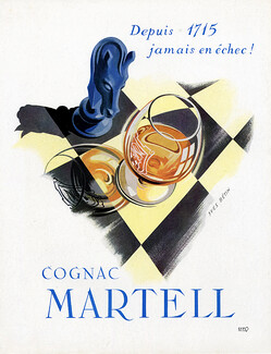 Martell (Cognac) 1954 Yves Bétin