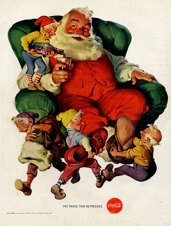 Coca-Cola 1960 Santa