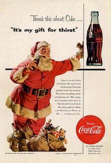 Coca-Cola 1954 Santa