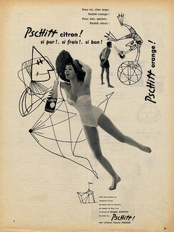 Pschitt 1955 Brigitte Bardot, Dessins de Kolos Vari