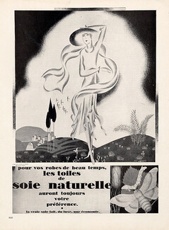 Soie Naturelle 1929 Henri Mercier