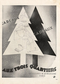 Aux Trois Quartiers 1930 Christmas Tree