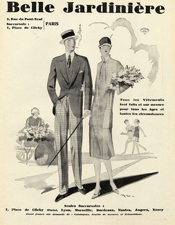 Belle Jardinière 1926 Men's Clothing, Marc Luc