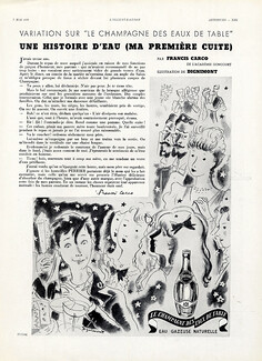 Perrier 1938 André Dignimont, Texte Francis Carco