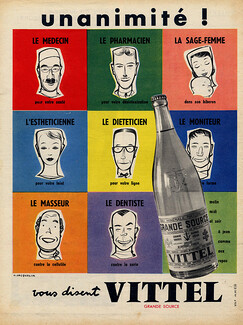 Vittel (Water) 1947 Jacquelin