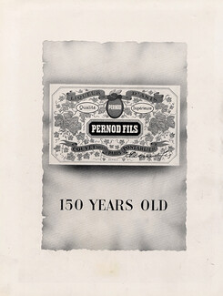 Pernod 1947 Label