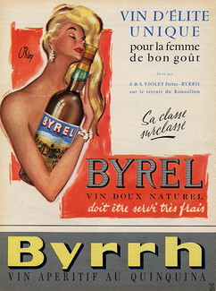 Byrrh Byrel 1954 Okley