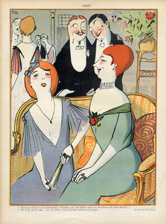 Paul Iribe 1905 Elegant Parisienne Art Nouveau Style