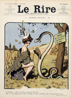 Henry Gerbault 1906 Adam & Eve Snake