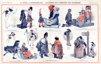 Chéri Hérouard 1913 History of Furs Medieval Costumes 18th Century Costumes