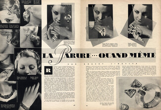 La Parure Quand Même, 1934 - Art Deco Jewels Herz Marchak Ostertag Van Cleef & Arpels..., Texte par Robert Linzeler