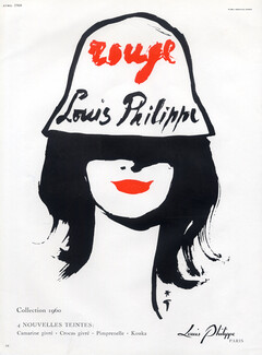 Louis Philippe, Cosmetics — Original adverts and images