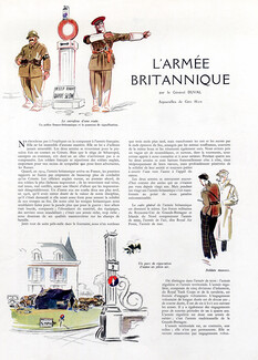 L'Armée Britannique, 1939 - Geo Ham The British Army, Military, Motorcycles, Text by Général Duval, 4 pages