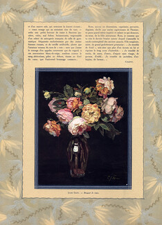 Jules Grün Bouquet de Roses 1910s Arlette Davids Fleurs des Champs