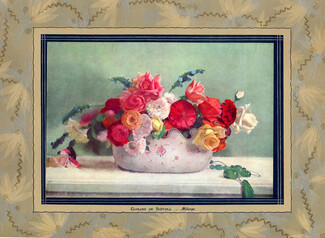 Guirand de Scevola 1928 Flowers, Mélange de Fleurs