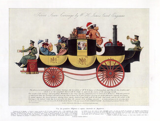 Steam Carriage Built in England for W.H James Calash